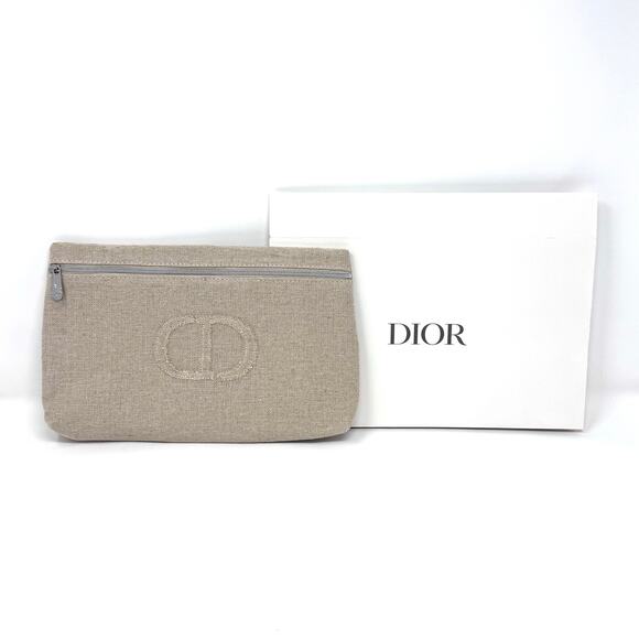 Dior Canvas Zipper Pouch - Picture 6 of 12